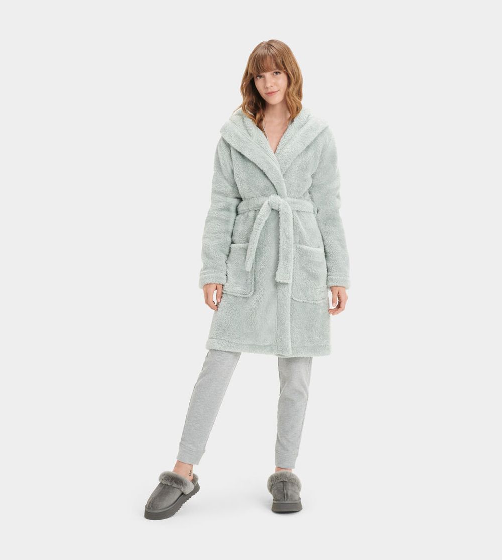 Ugg Aarti - Womens Robes - Turquoise - NZ (6817PILAJ)